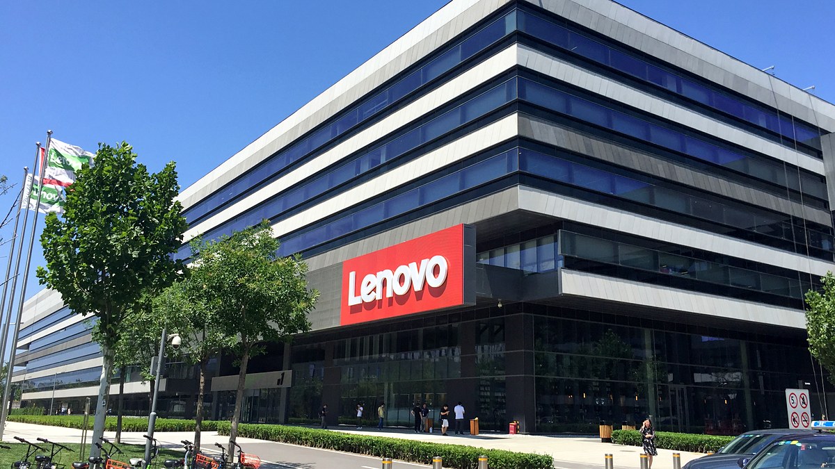 Lenovo genel merkez binası ve logosu (temsili)